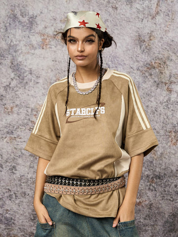 Camiseta Pavtros Suede Contrast