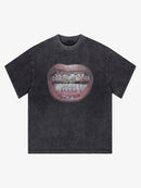 Camiseta Swavvy Diamond Tooth Pattern