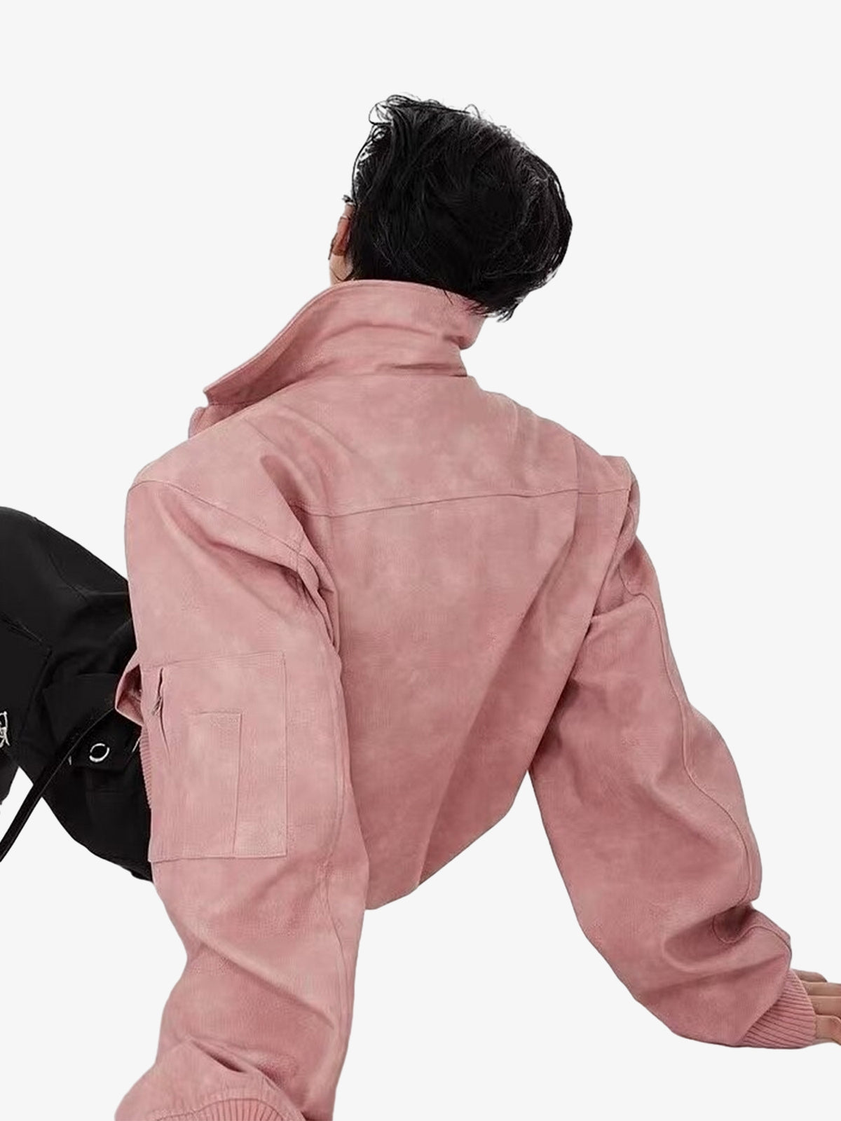 Jaqueta Pavtros Moto Suede
