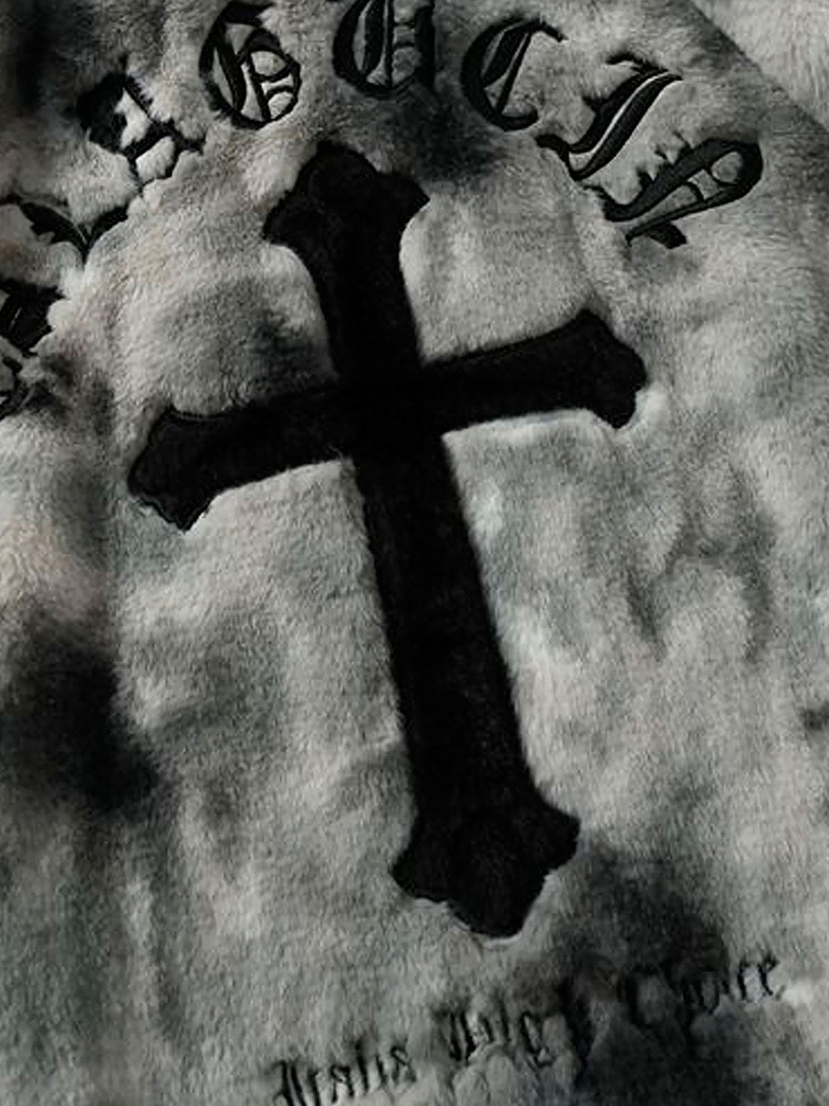Jaqueta Pavtros Studios Gothic Cross Fleece Jacket