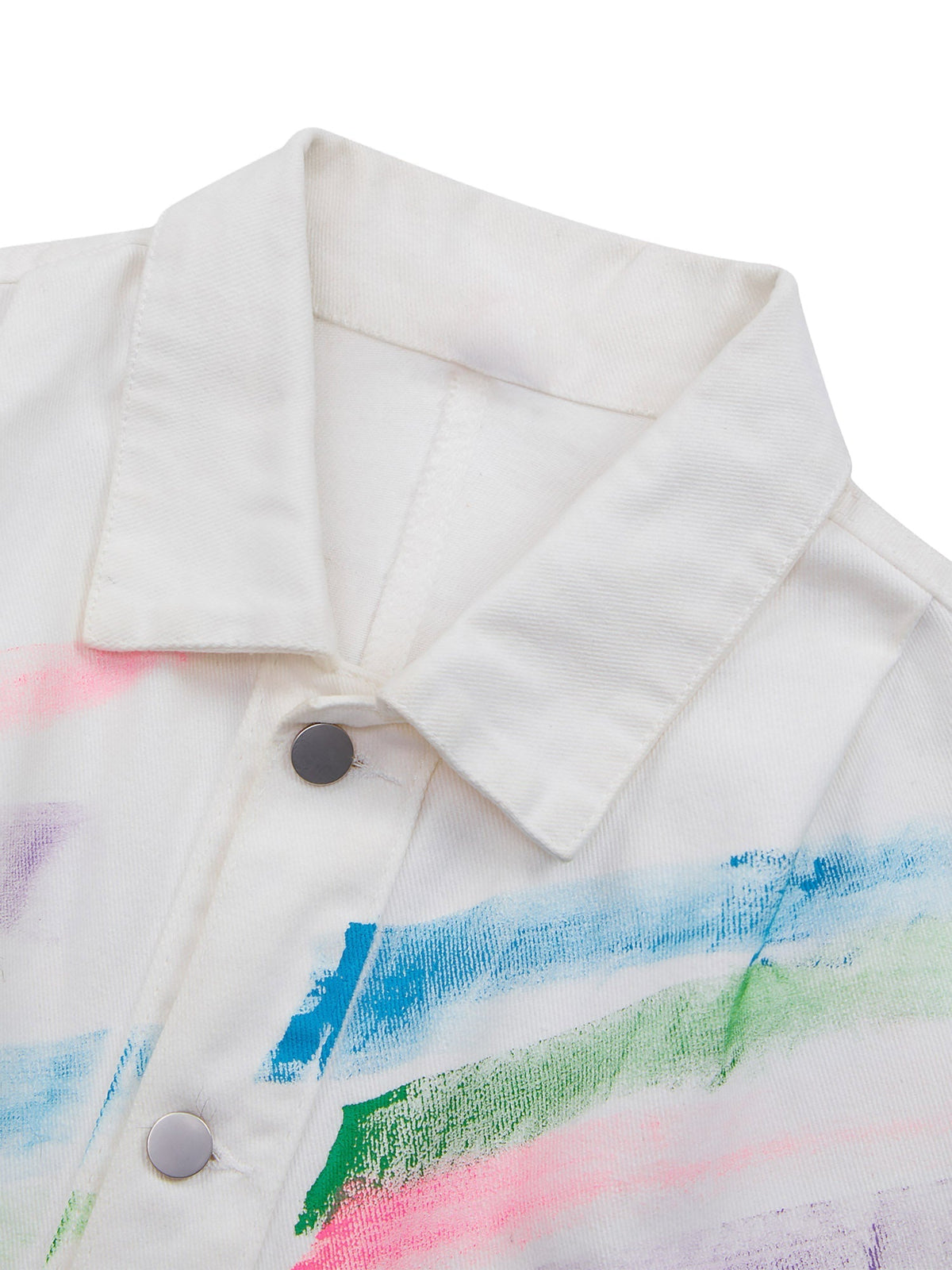 Jaqueta Pavtros Studios Abstract Graff Denim Jacket
