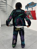 Jaqueta Swavvy Hand-painted Graffiti