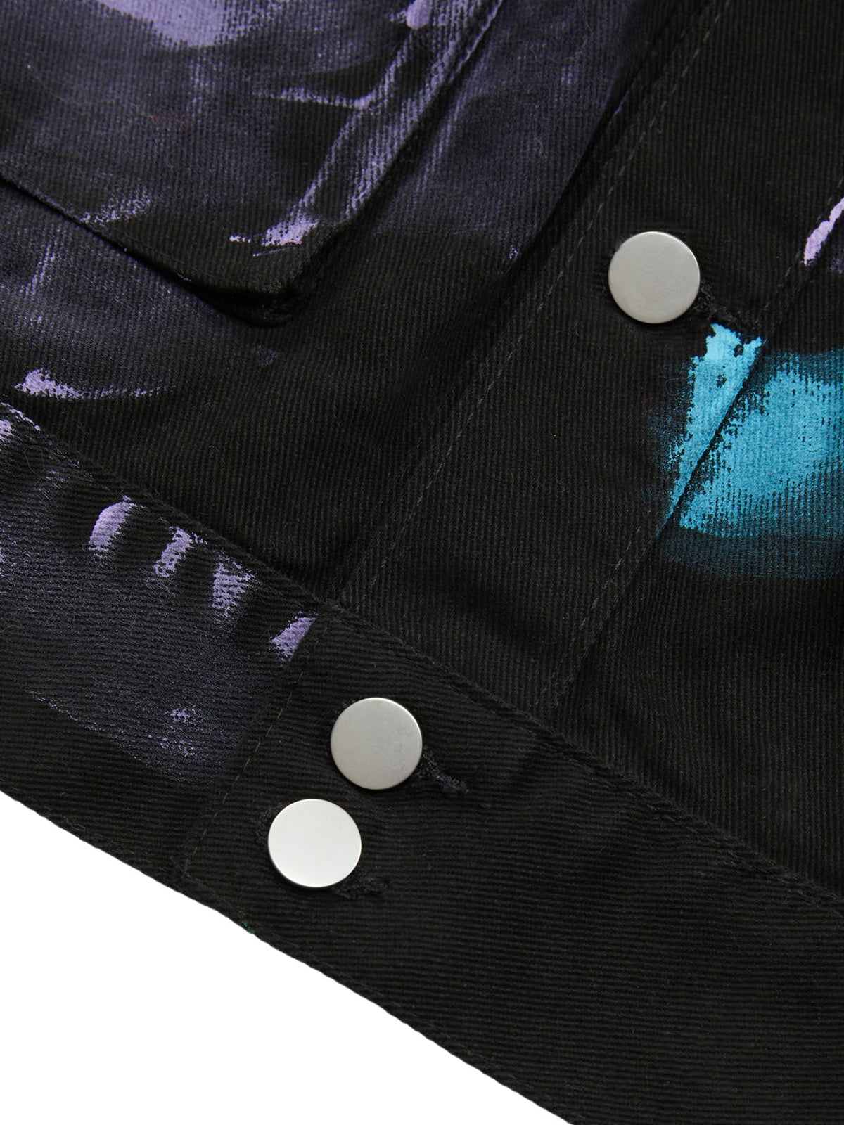 Jaqueta Pavtros Studios Abstract Graff Denim Jacket