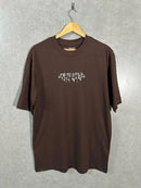 Camiseta Oversized Trip Side Cerberus Marrom
