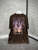 CAMISETA BLUNT REGULAR “HEAVEN” - MARROM