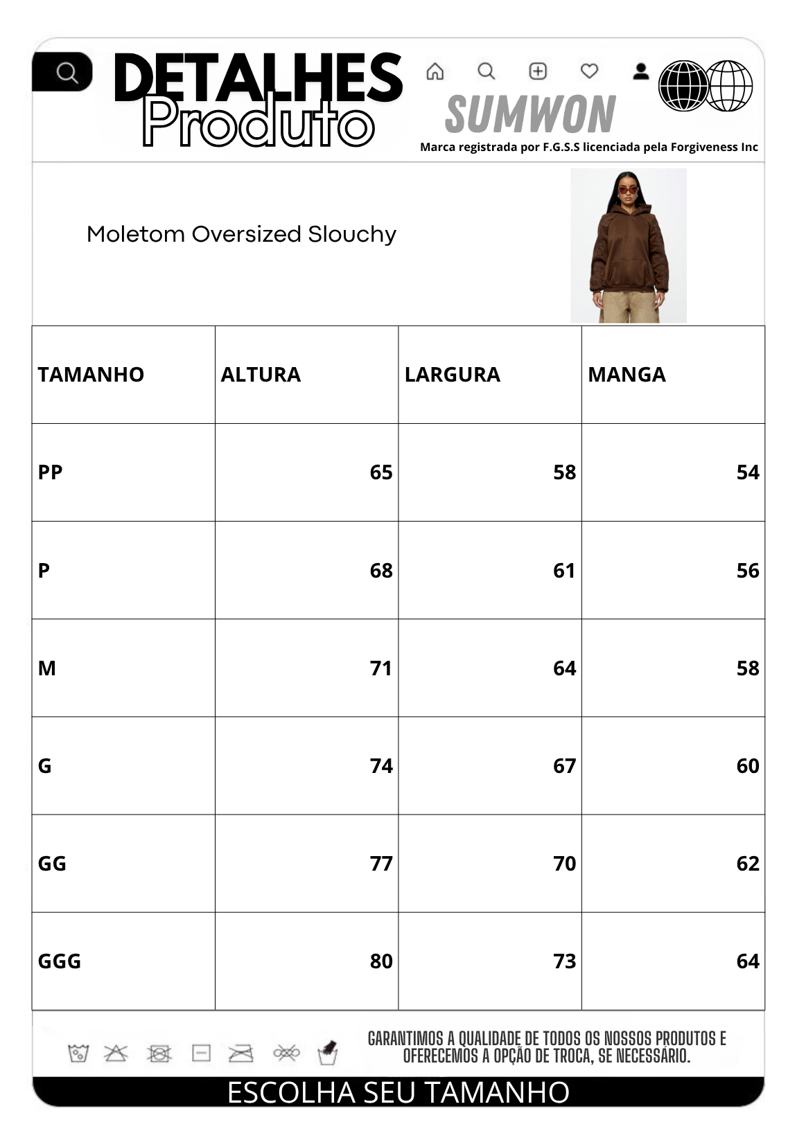Moletom Pavtros Oversized Slouchy